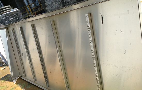 Открытая система навесных стен из алюминиевых композитных панелей